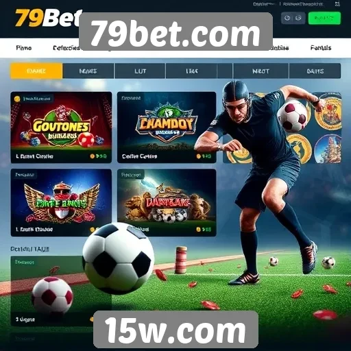 Variedade de jogos disponíveis no 79bet para os usuários